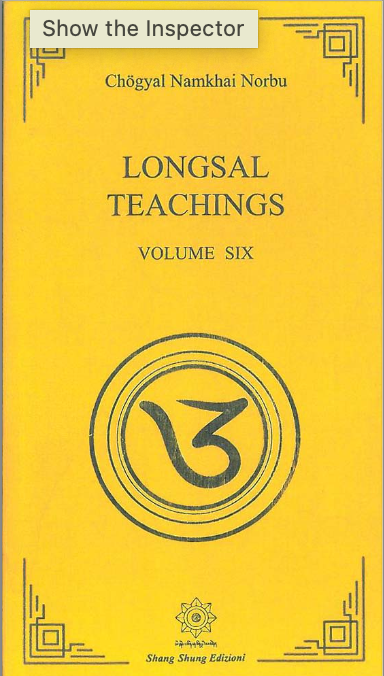 (image for) Longsal Terma Teachings Vol 6 by Namkhai Norbu (PDF)